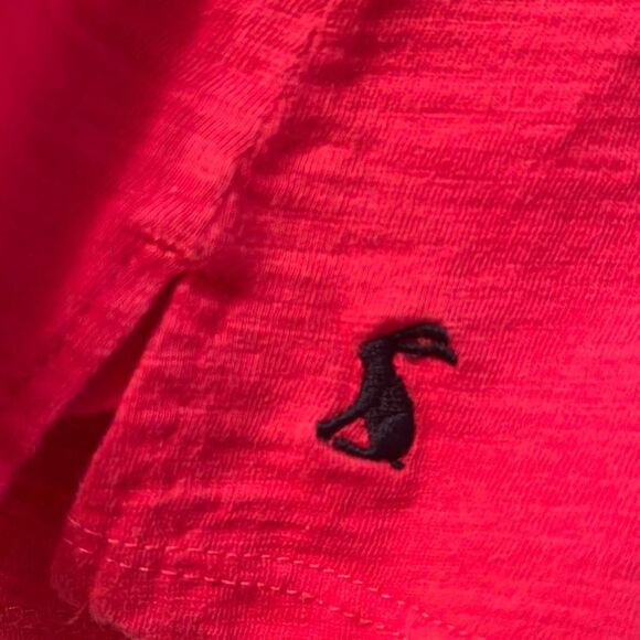Joules Nessa hot pink tee t shirt shirt sleeve burnout 6 medium EUC - Picture 9 of 11